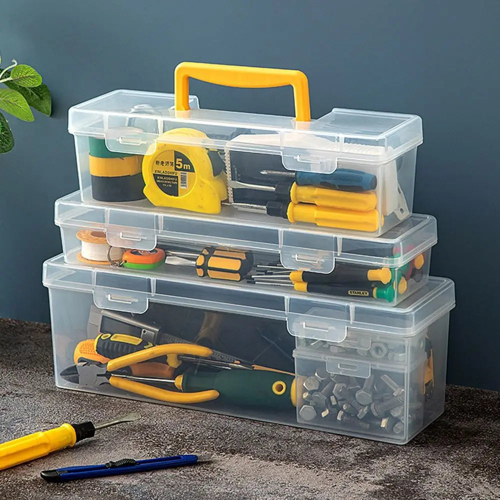 Transparent Plastic Tool Box & Parts Organizer | HIP Tool Storage Box HIP