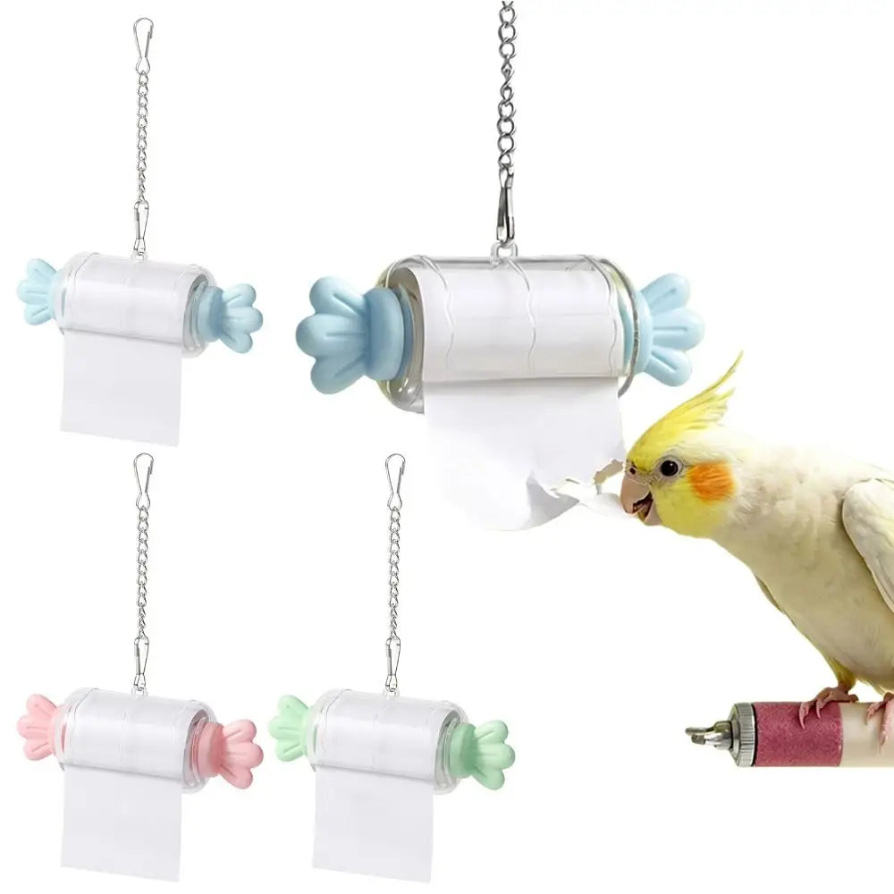 Candy Shape Bird Shredding Chew Toy – Hangable & Reusable Bird Shredding Toy HIP