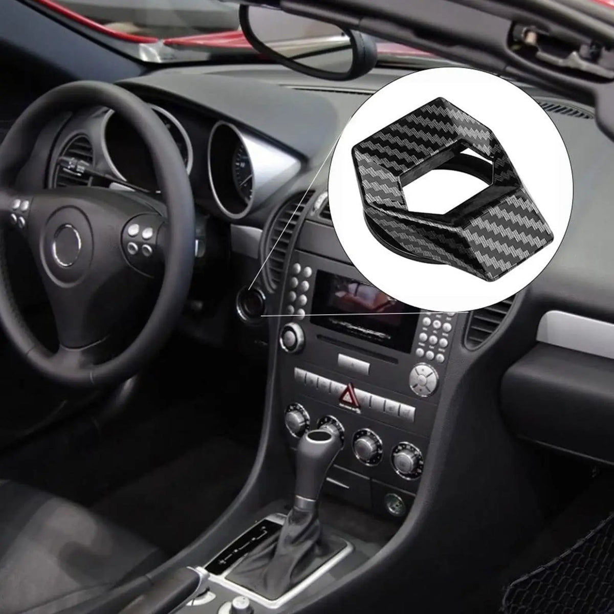 Car Engine Start Stop Switch Button Cover Decorative Auto Accessories Push Button Sticky Cover Car Interior Car-Styling HIP