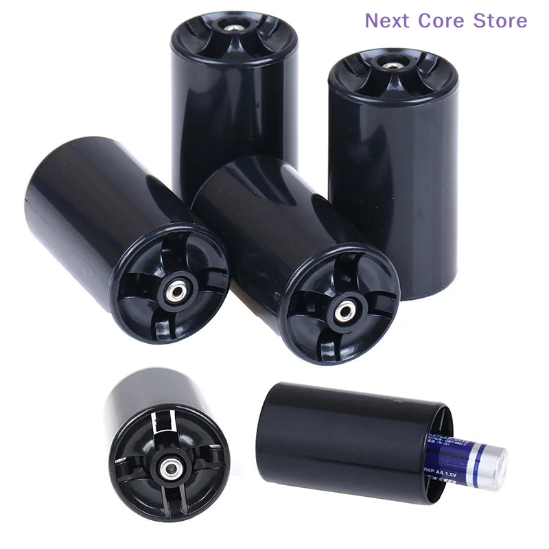 4-Pack AA to D Size Battery Converter Adapter Cases Battery Adapter Case HIP