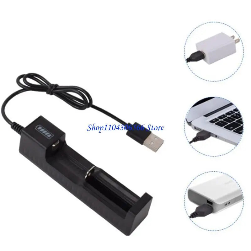 USB Battery Charging Dock for 3.7V Lithium – Smart & Portable Battery Charger Dock HIP CN