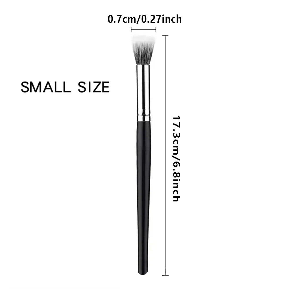 Stippling Blush Brush – Soft Wool Fiber Flat Head Makeup Tool Stippling Blush Brush HIP small brush