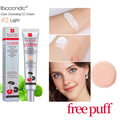 Color Correcting CC Cream Color Changing Moisturizing Concealer Waterproof Long Lasting Face Makeup With Free Puff HIP light1pc