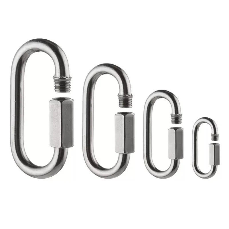 304 Stainless Steel Quick Link Carabiner – M4 to M12 Sizes Quick Link Carabiner HIP