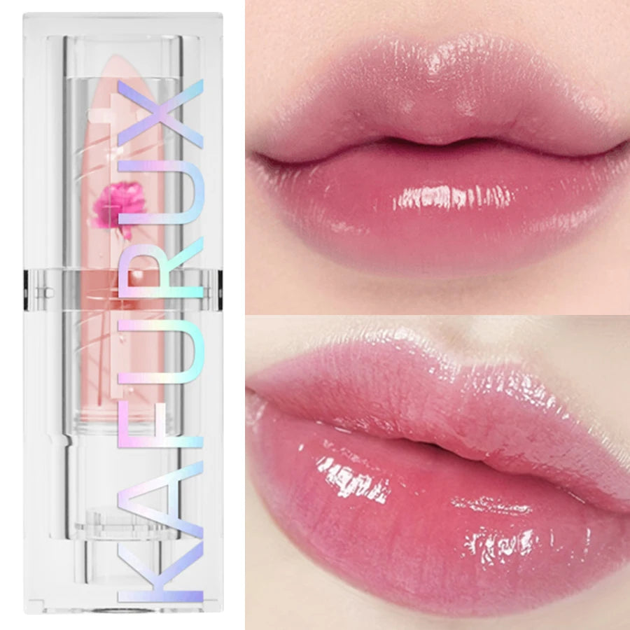 Temperature Jelly Color Changing Glitter Lipstick Moisturizing Lip Tint Makeup Pink Sexy Lip Balm Lips care lip Makeup Women HIP 02
