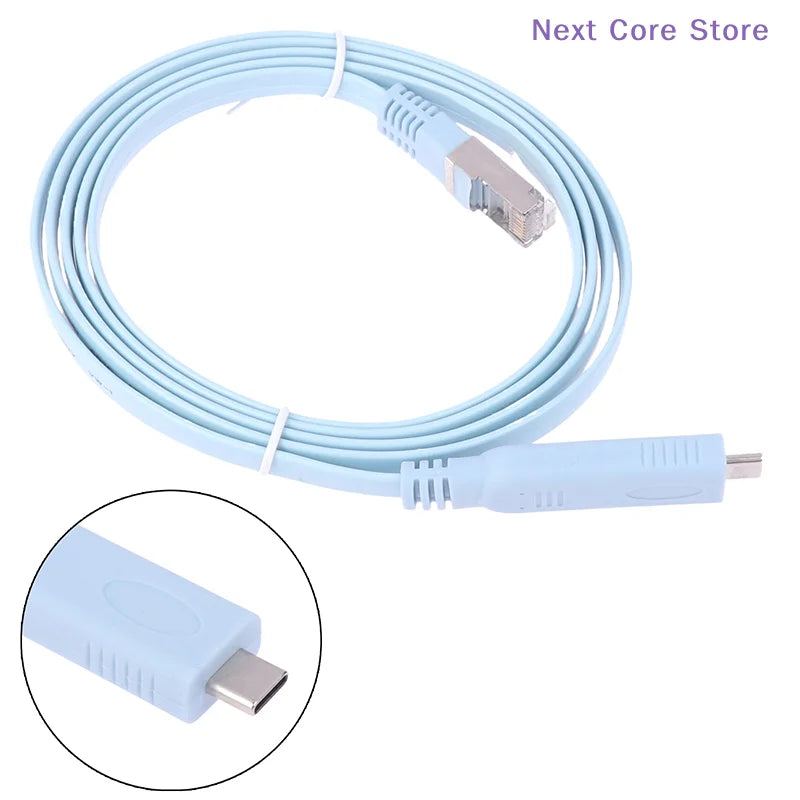 USB-C to RJ45 RS232 Console Cable – 1.5m for Router & Switch USB-C Console Cable HIP