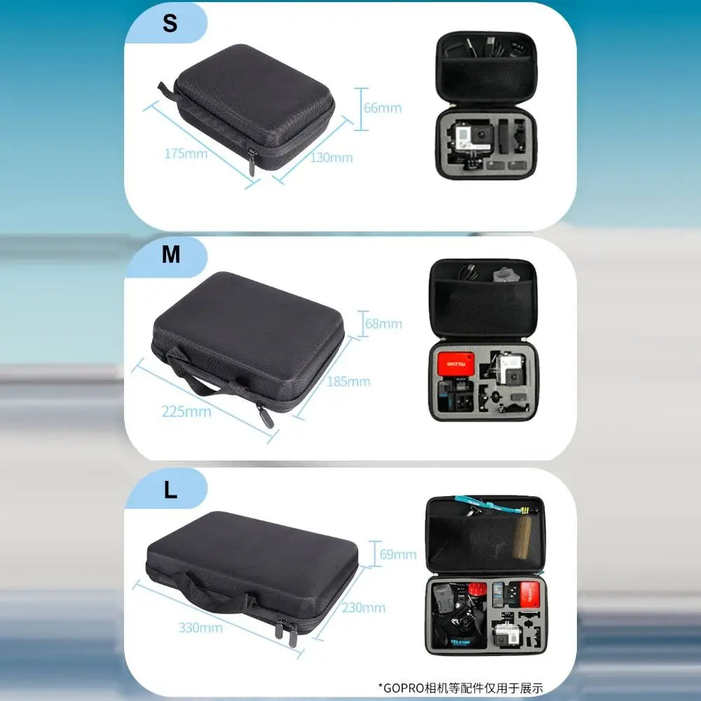 Shockproof EVA Action Camera Bag for GoPro, DJI & SJCAM Camera Storage Bag HIP