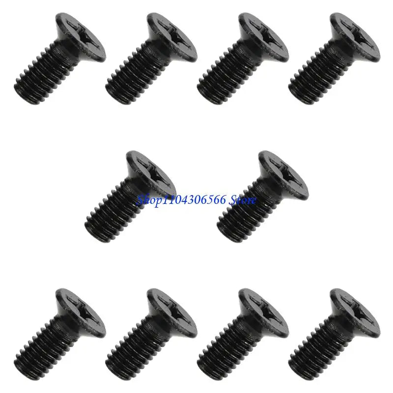 10-Pack Hard Drive Mounting Screws – 2.5" & 3.5" Metal HDD HDD Mounting Screws HIP Black for 2.5inch CN