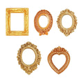 Gold Resin DIY Mini Shadow Box Photo Frames – Set of 5/8 Mini Shadow Box Frames HIP 5pcs-1