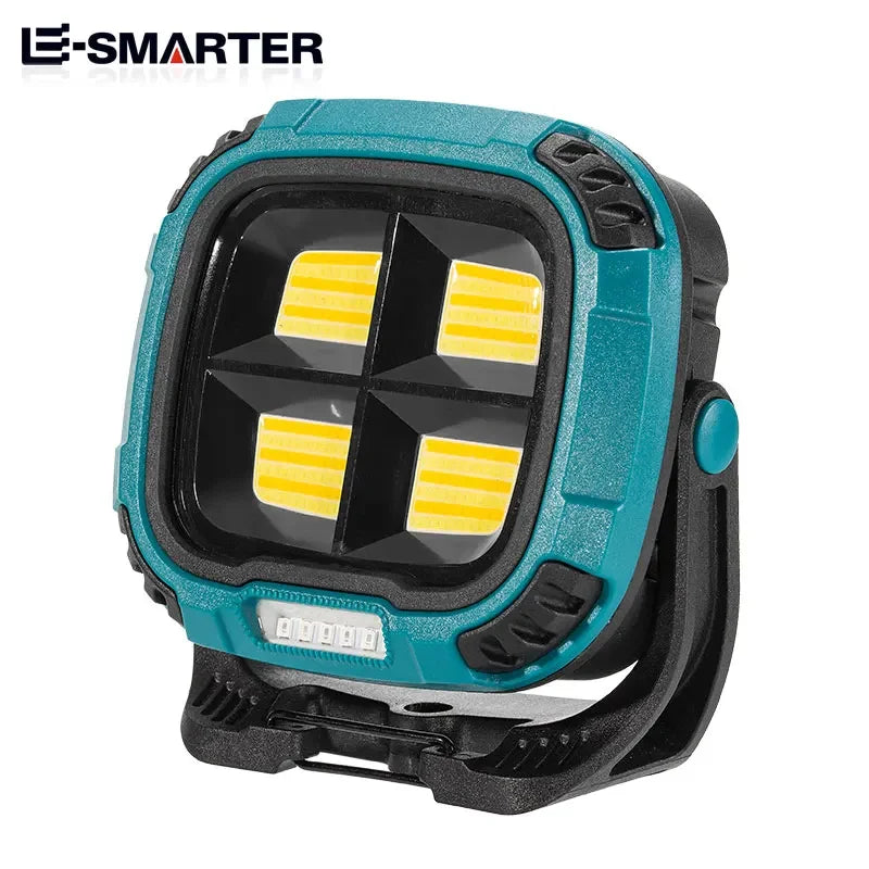 ESMARTER 1000-Lumen Magnetic LED Flashlight with Power Bank Rechargeable LED Flashlight HIP