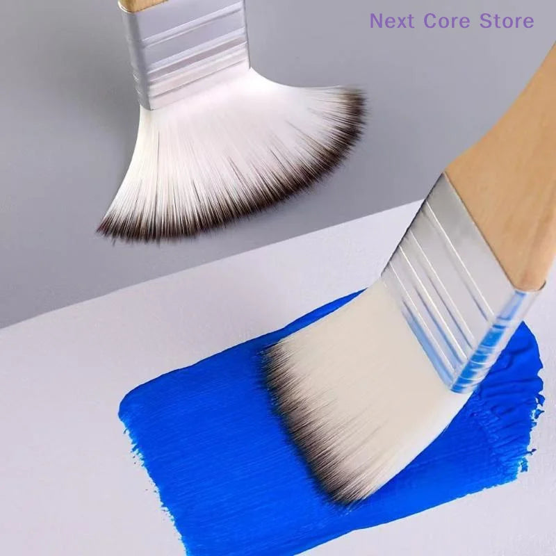 9-Piece Nylon Paint Brush Set – Watercolor, Acrylic & Oil Paint Brush Set HIP