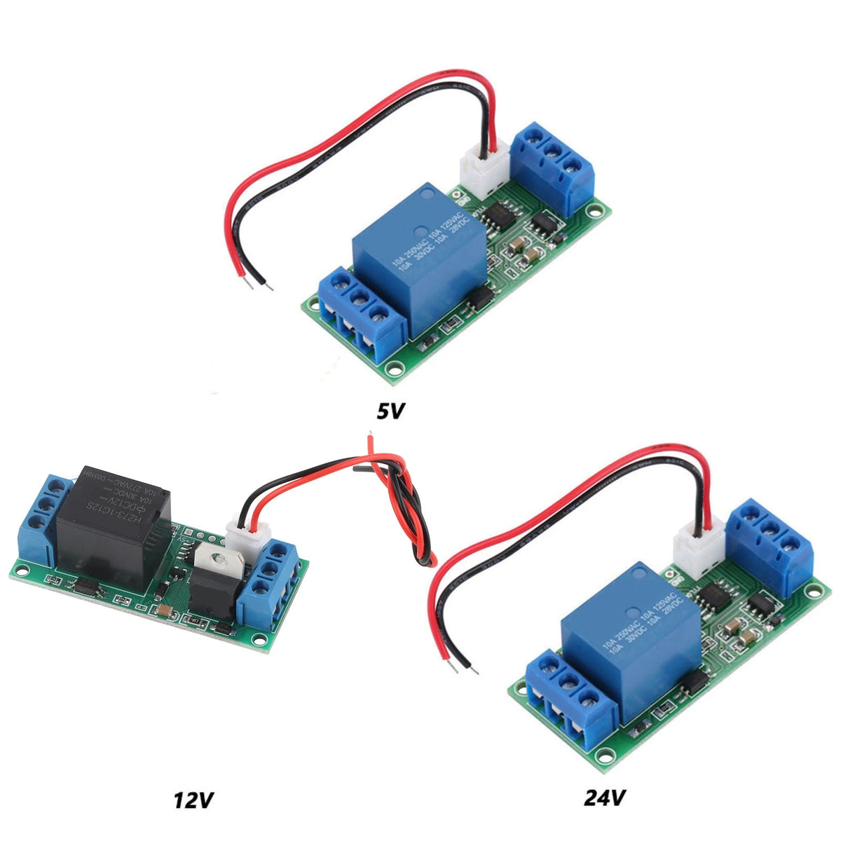 5V/12 V/ 24V Self Lock High Level Trigger Relay Module One Button Start Stop Self Locking Self Locking Optocoupler HIP 12V