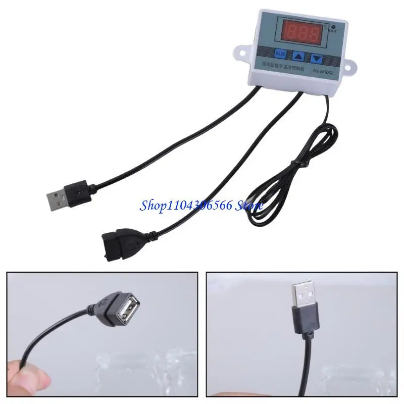USB Digital Temperature Controller Cable with Probe – 5V Temperature Controller HIP