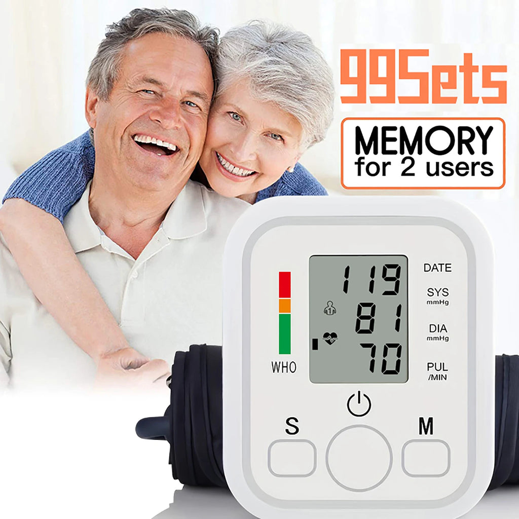 Fireurus Digital Upper Arm Blood Pressure Monitor | USB or Battery Blood Pressure Monitor HIP