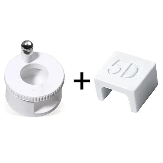 Automatic Rotating Nail Art bead Suction Device For Beginner Cat Eye Nails Magnetic With Super Strong Magnets and Wide Beam Kit HIP White Set--2Pc