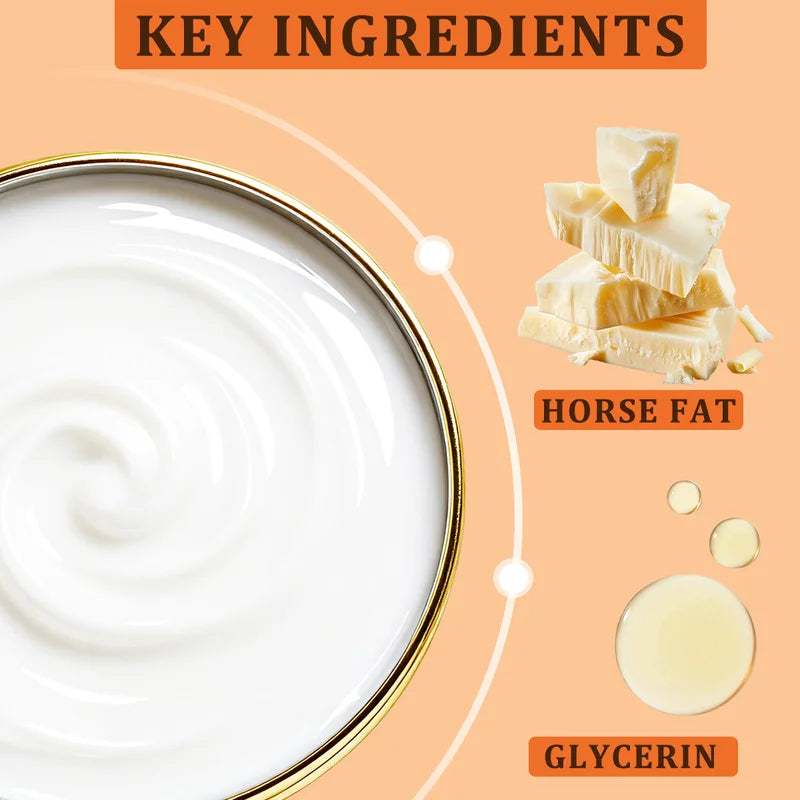 Horse Oil Moisturizing Cream – Daily Body Hydrating Balm Body Moisturizing Cream HIP