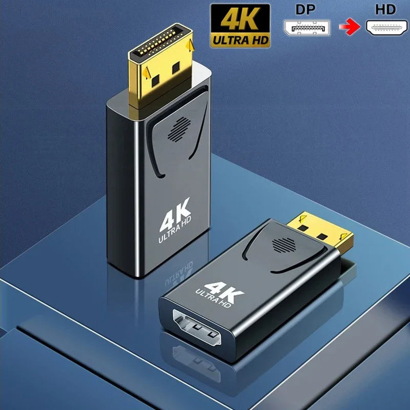 4K DisplayPort to HDMI Adapter Converter | OLPAY Display Adapter HIP