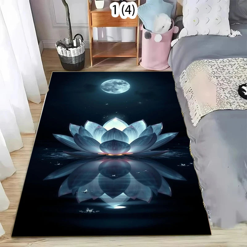 HD Floral Area Rug – Daisy Rose Carpet for Home & Kids Room Floral Area Rug HIP