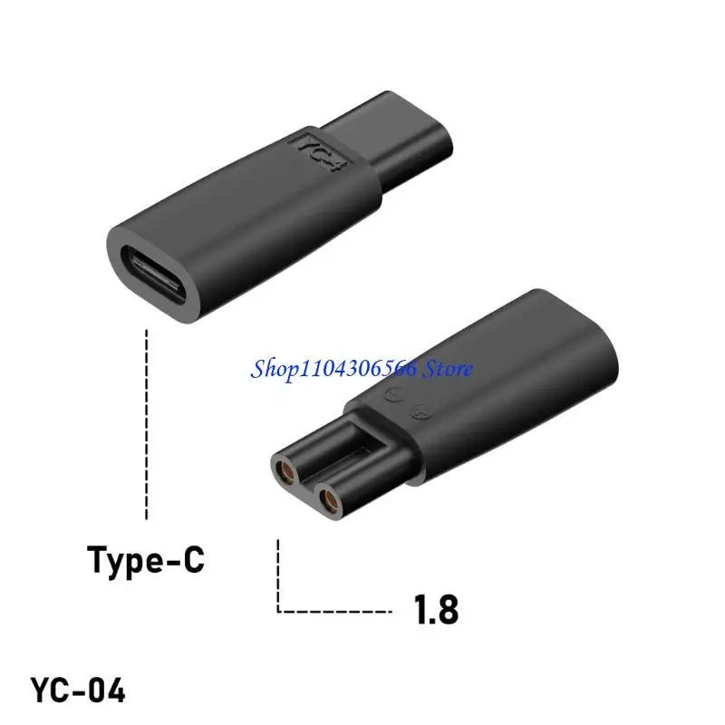 6-Piece Type-C Adapter Set for Electric Shavers & Hair Clippers Shaver Charging Adapter HIP