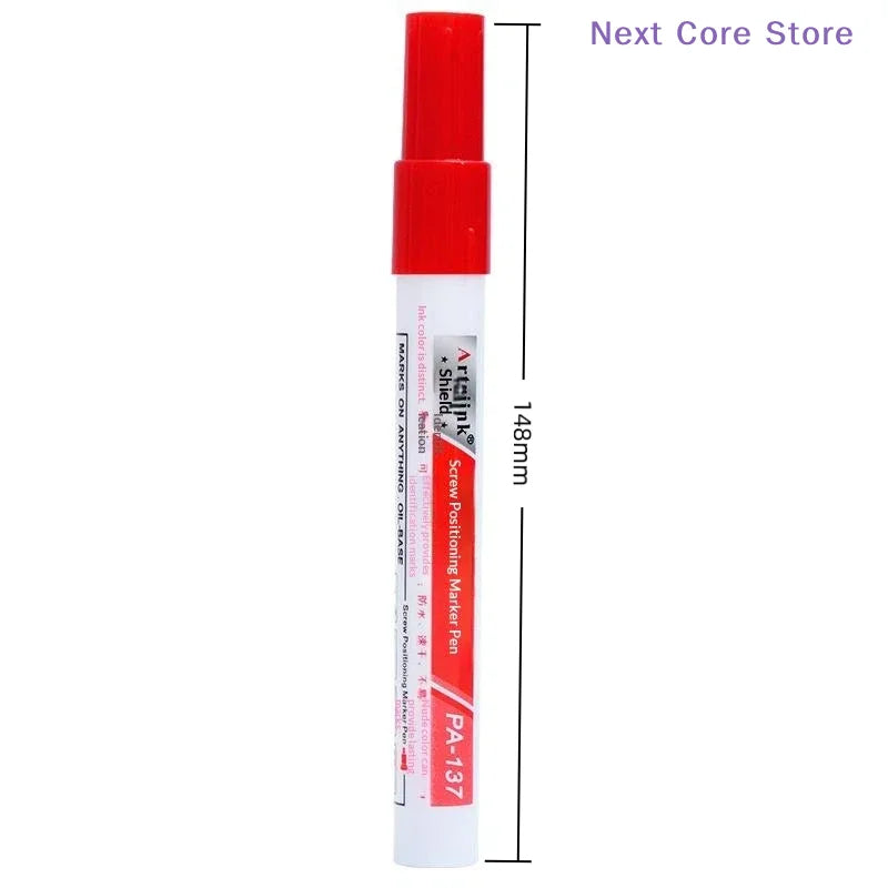 Screw Positioning Marker Pen – Waterproof Permanent 2-Pack Industrial Marker Pen HIP
