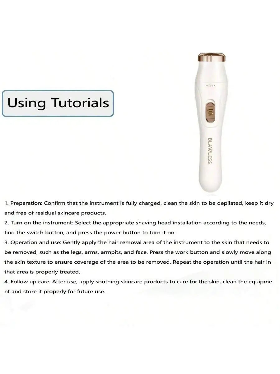 Women's Cordless Electric Shaver – Facial, Bikini & Leg Trimmer Women's Electric Shaver HIP