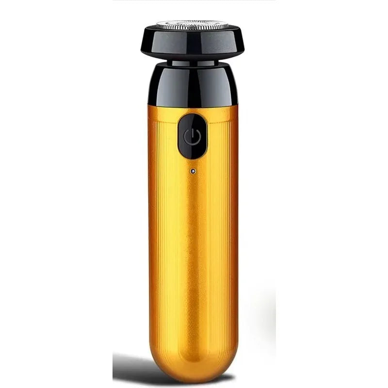 Portable Mini Rechargeable Electric Shaver – Fast Charging Electric Shaver HIP C587-gold