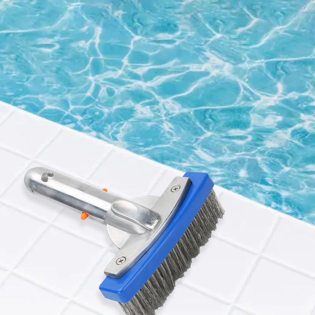 5.5in Swimming Pool Stainless Steel Brush for Spa Pond Floor Wall Cleaning Equipment HIP Default Title