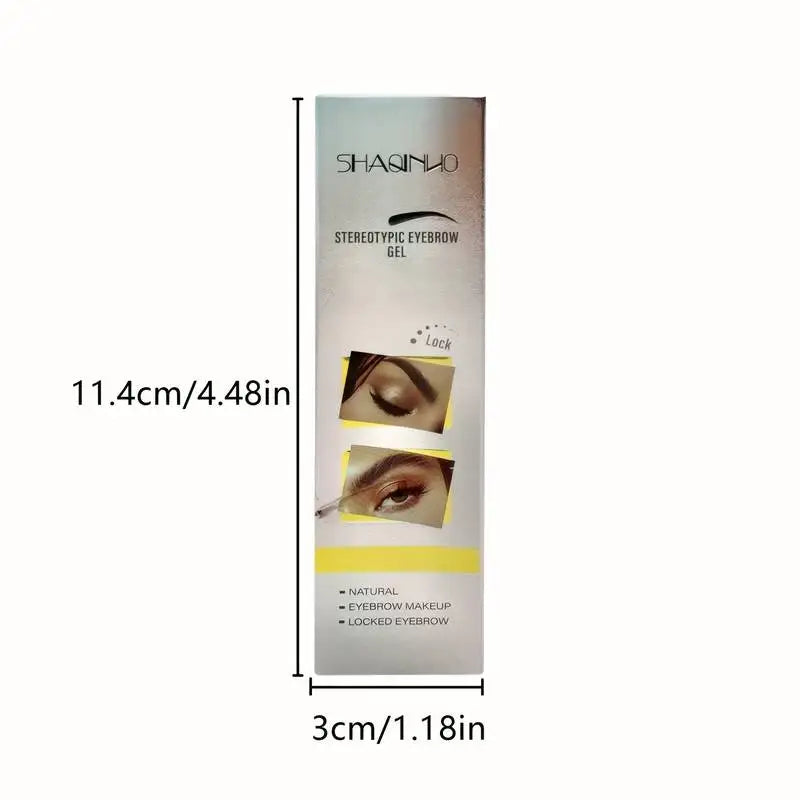 Stereoscopic Shaping Eyebrow Gel, 3D Eyebrow Shaping Cream, Long-Lasting Waterproof, Sweat Resistant, and Quick Drying HIP