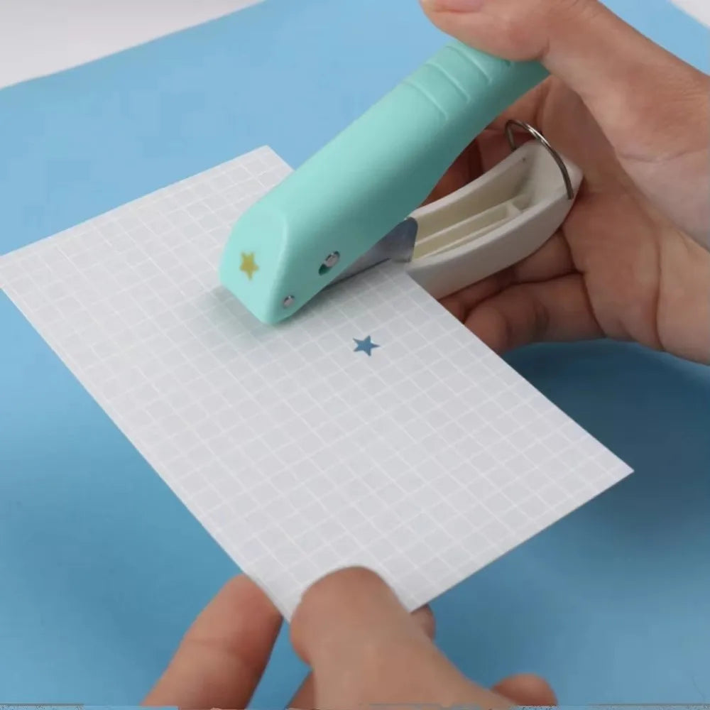 Mini Hand Hole Puncher – DIY Scrapbook Craft Tool 1.5–6mm Craft Hole Puncher HIP