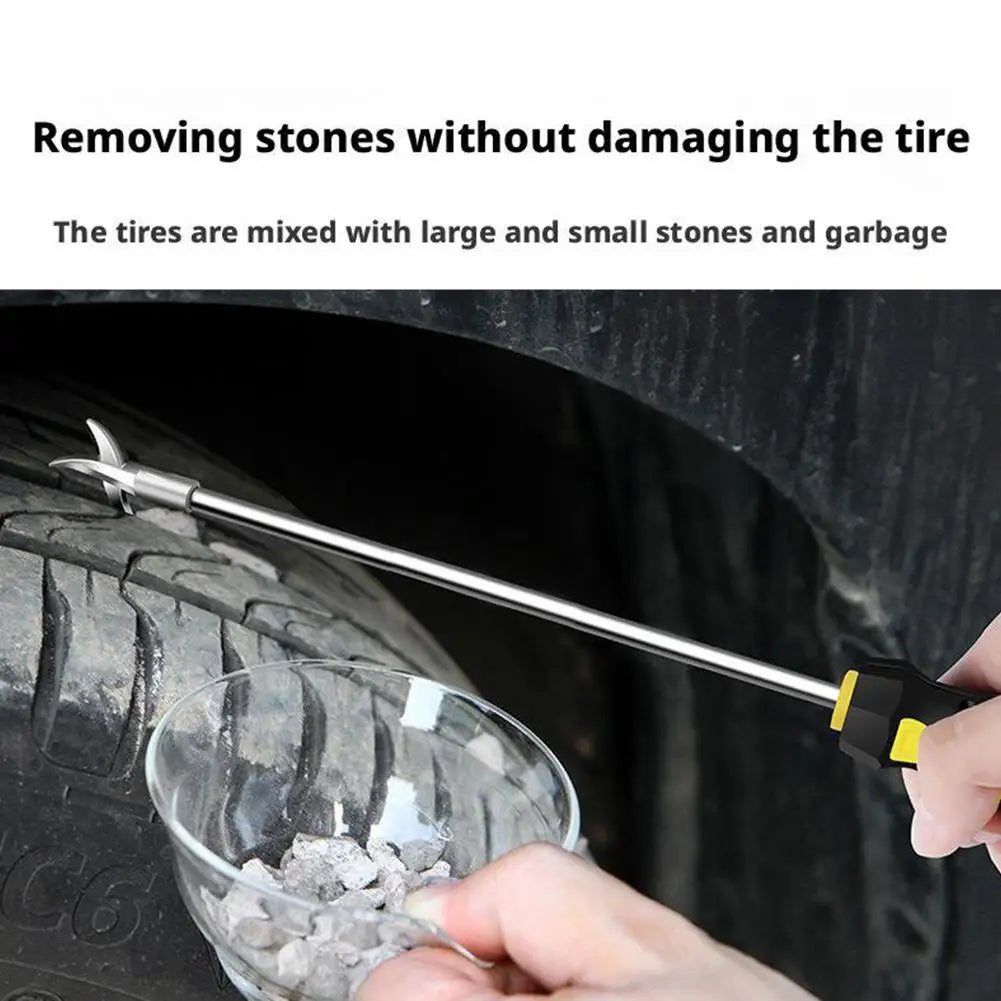 Car Tire Cleaning Hook Stone Cleaning Tool Car Tire Groove Broken Stone Cleaner Tire Cleaning Tool Car Repair Tool Accessories HIP