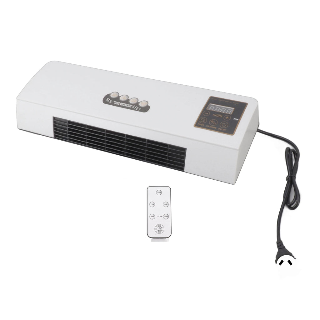 1800W Wall Mounted Heater Electric Heating Machine PTC Heating Heater with Remote Control Timer for Bedroom Bathroom HIP AU