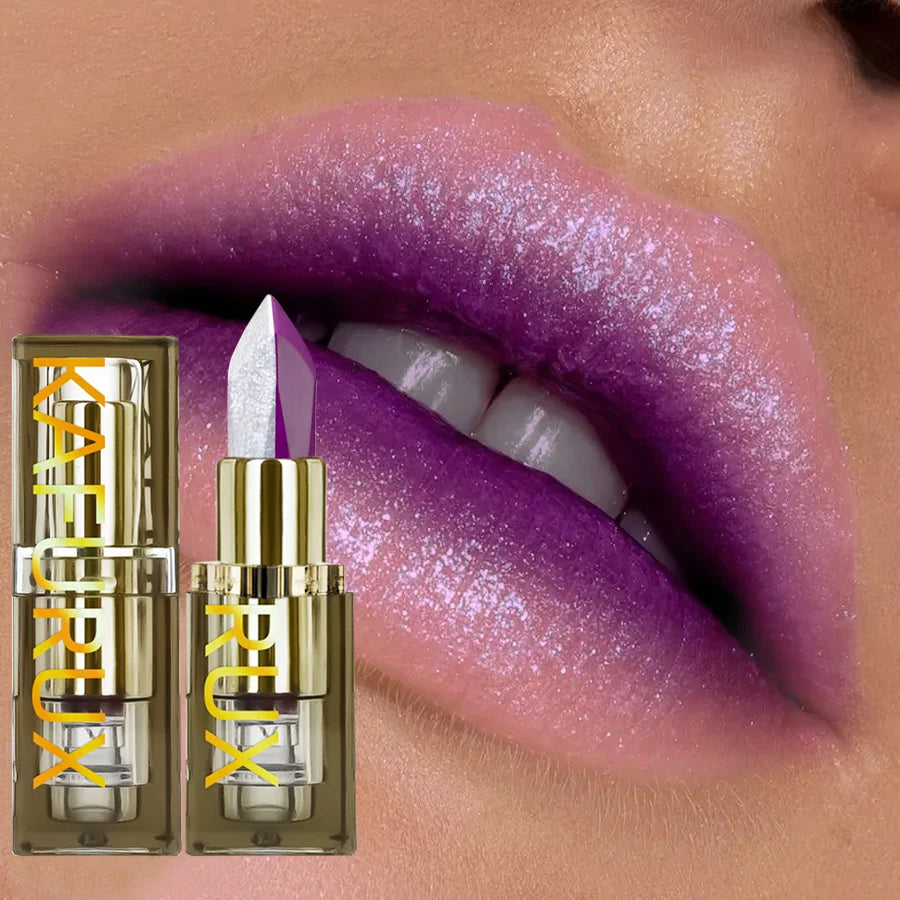 KAFURUX Two-Tone Glitter Lipstick – 6 Bold Shades Two-Tone Lipstick HIP