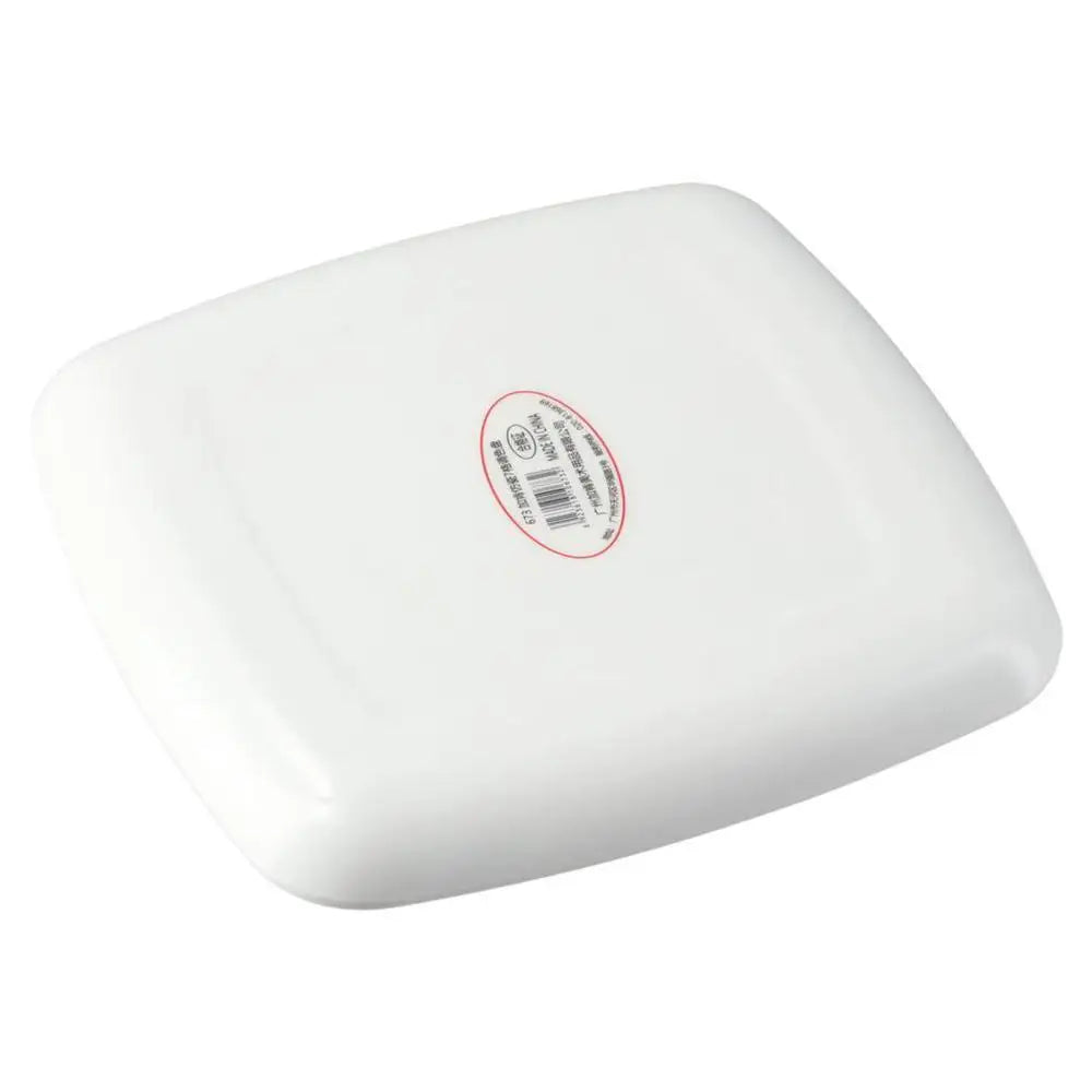 7-Well Square Paint Palette – White Imitation Porcelain 15cm Artist Paint Palette HIP