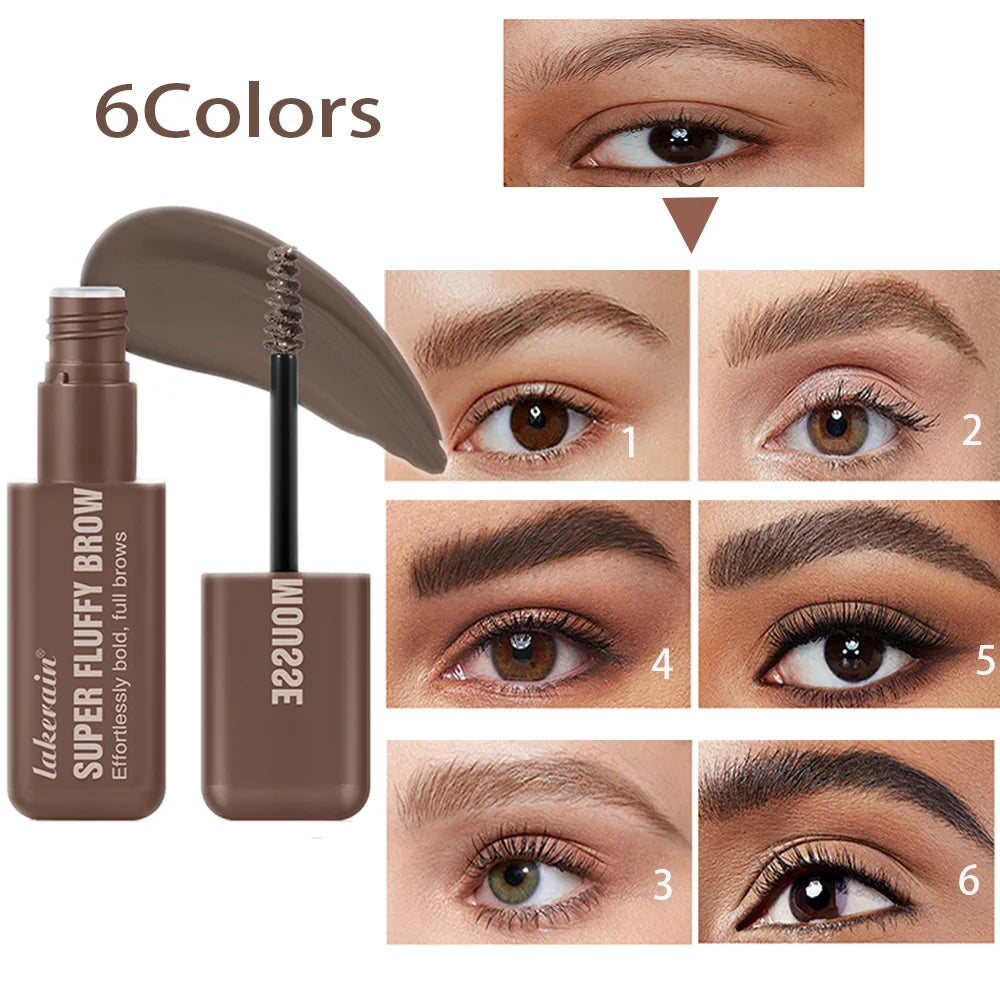 Superfluff Volumizing Brow Mousse Eyebrow Gel Thick Eyebrows Tint Tinted Brow Gel Multiple Color Long-Lasting Waterproof Makeup HIP