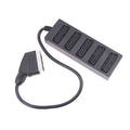 21-Pin SCART 5-Way Splitter | 1 Male to 5 Female Adapter SCART Splitter Adapter HIP onesize