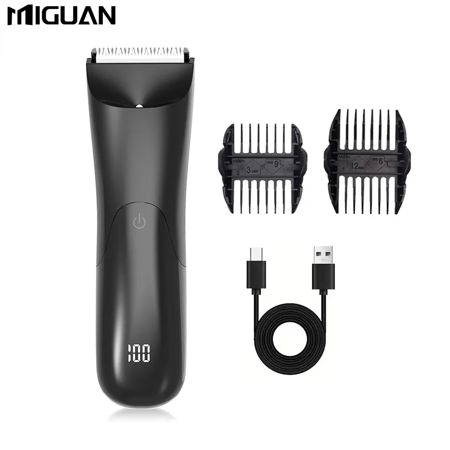 360° Dual-Blade Ear & Nose Hair Trimmer for Men | HIP Nose & Ear Trimmer HIP black