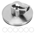 54mm Portafilter Spout Attachment Bottomless To Spouted Coffee Machine Portafilter Spout 304 Stainless Steel for Replacement HIP Single Spout