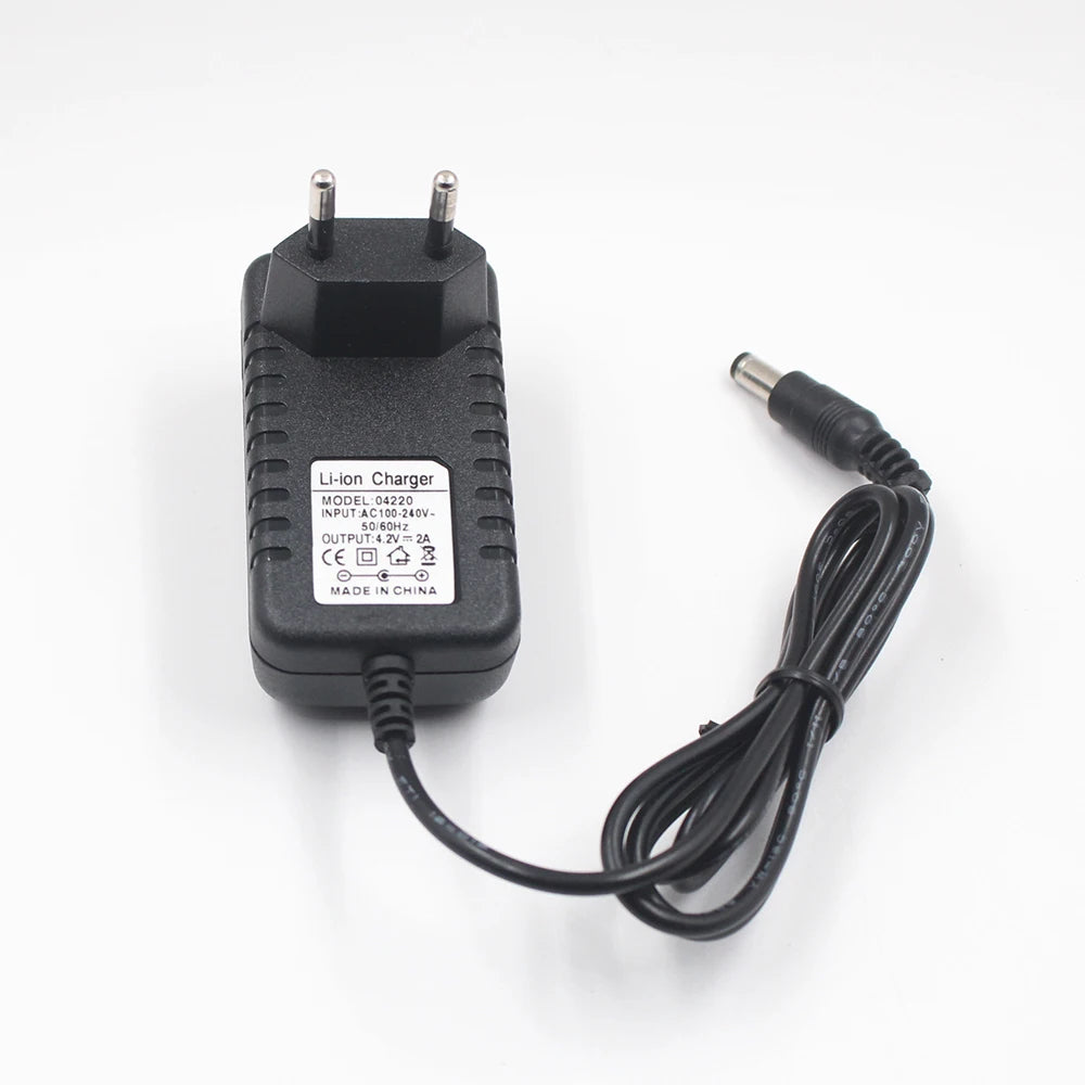 8.4V 2A Universal Lithium Battery Charger – DC 5.5x2.1mm Lithium Battery Charger HIP