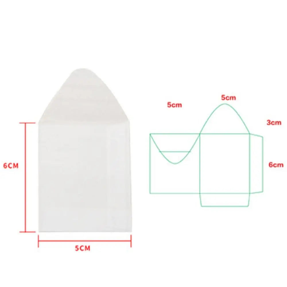 100-Pack Blank Translucent Envelopes – Invitations & Cards Translucent Envelopes HIP