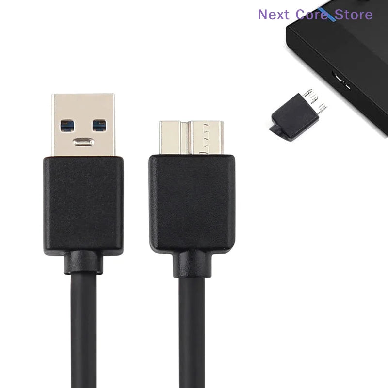 USB 3.0 to Micro B HDD Cable – 5Gbps SATA Data Sync Cord USB Data Cable HIP