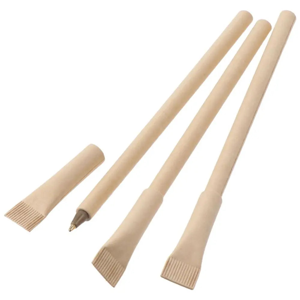 24-Pack Eco-Friendly Kraft Paper Ballpoint Pens – Black Ink Ballpoint Pen Set HIP