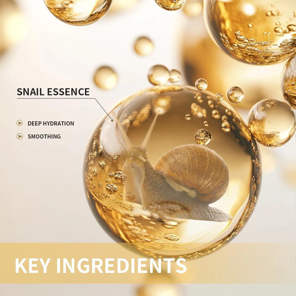 8Pcs Snail Essence Moisturizing Skin Care Set Cleansing Gel Toner Serum Eye Cream Cream Facial Mask Nourishing Repair Beauty Kit HIP