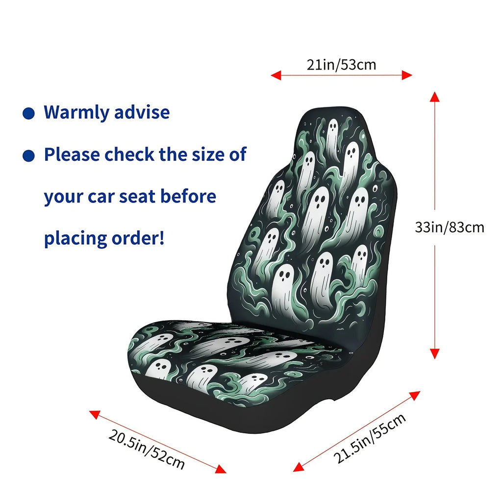 Green Smoke Print Car Seat Cover – Wear-Resistant & Easy Clean Car Seat Cover HIP