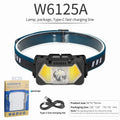 ESMARTER LED Headlamp USB Rechargeable Waterproof High Lumens LED Headlamp HIP W6125A