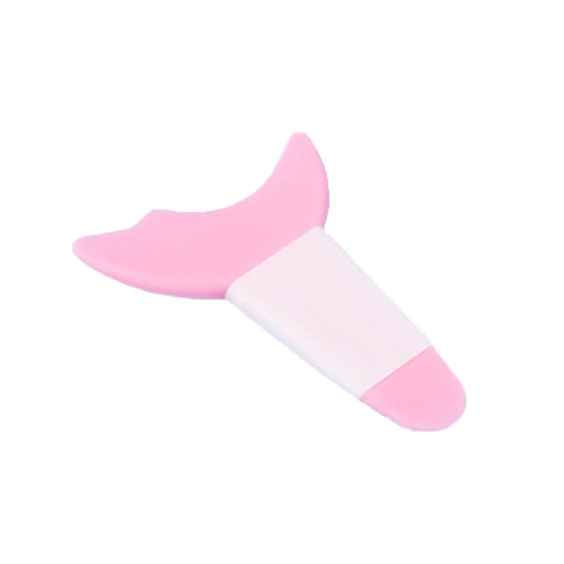 Crescent Silicone Mascara Shield & Eye Makeup Template | 1–5 Pack Eye Makeup Tool HIP C695-pink