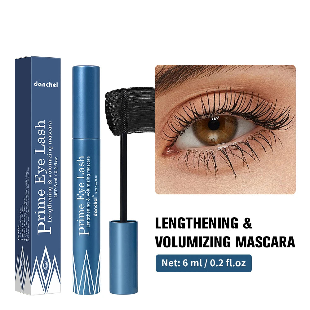 Mascara Hypoallergenic Waterproof Long Lasting Volume Curling No Smudge For Sensitive Eyes With Eyelash Curler Daily Eye Makeup HIP