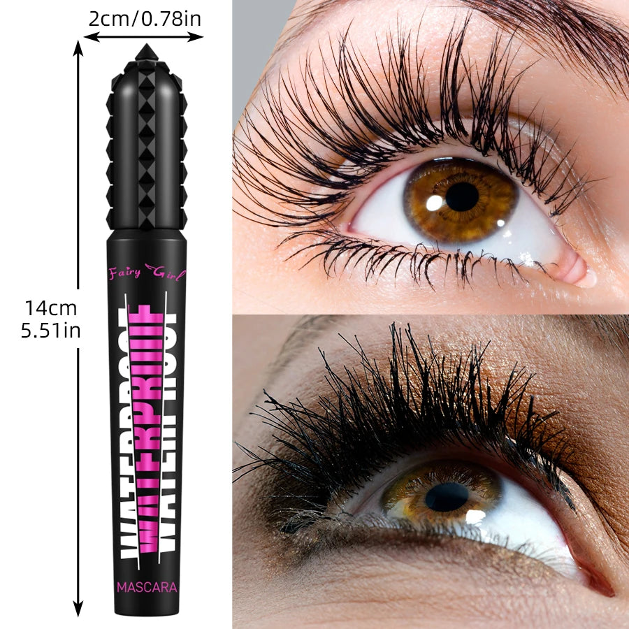 FAIRY GIRL 4D Waterproof Black Mascara – Lengthening & Curling Waterproof Mascara HIP