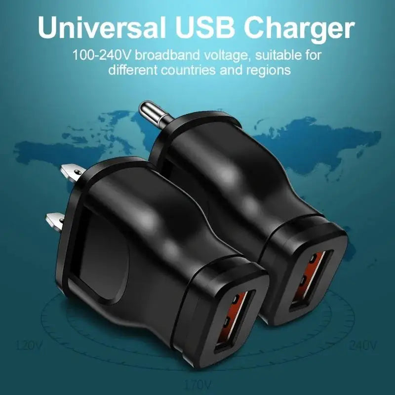 5V/1A Universal USB Wall Charger – US & EU Travel Adapter USB Wall Charger HIP