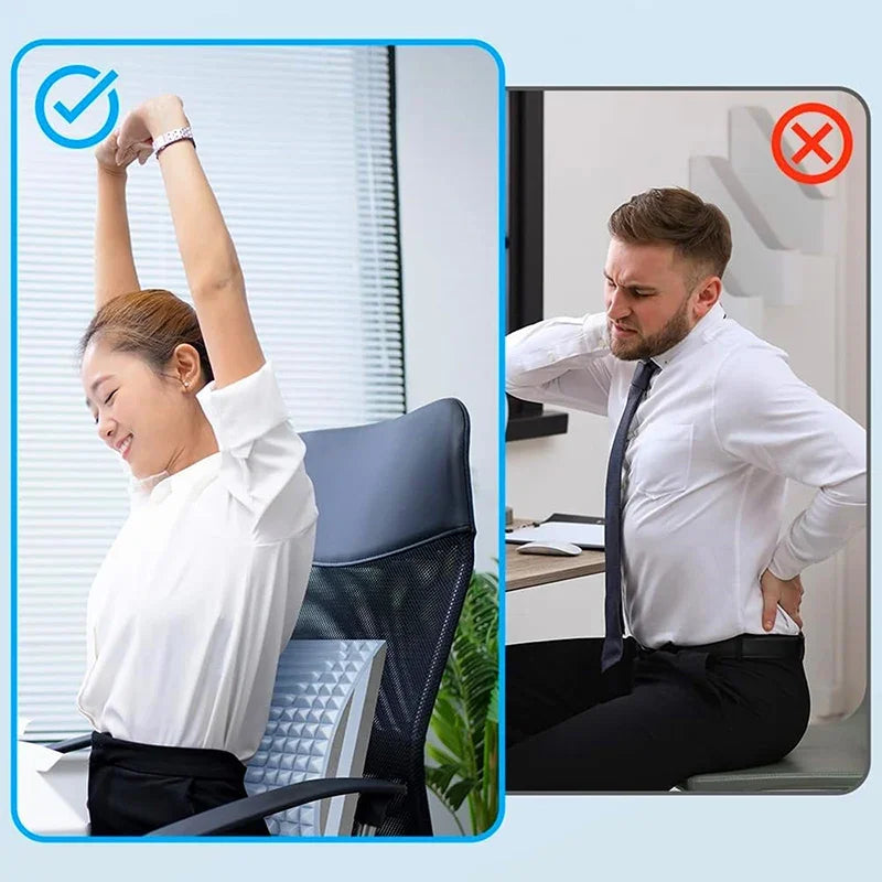 Back & Neck Stretcher Pillow – Acupressure Lumbar Support Back Neck Stretcher HIP