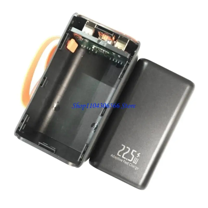 22.5W Fast Charging Power Bank Case for 21700 Cells Power Bank Case HIP